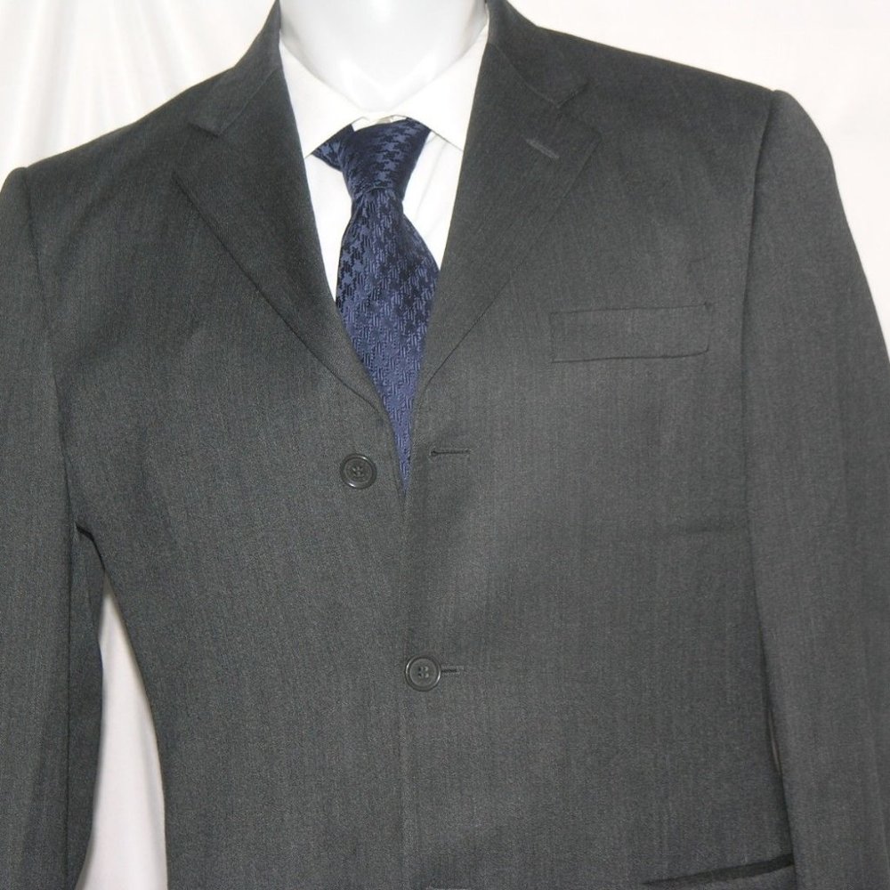 Dolce & Gabbana Three Button Flat Front Suit 40r - image 4